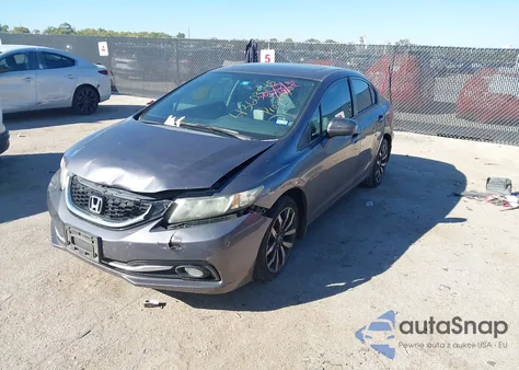 2014 Honda Civic Ex-L from USA, damaged, VIN 19XFB2F98EE034191